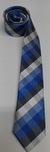 Gravata Fit -Gravata Xadrez tons de Azul - COD: ABT240
