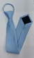 Gravata Skinny de Zíper - Azul Serenity em suéde - COD: GAZ40
