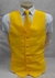 Colete Social Adulto - Amarelo Claro Fosco em Oxford - COD: LM913