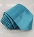 Gravata Skinny - Azul Turquesa Acetinado - COD: AZ130 - Império das Gravatas