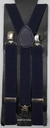 Suspensório Juvenil - Azul Marinho Liso - COD: AG2505 - Império das Gravatas
