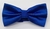 Gravata Borboleta - Azul Royal Espelhada Detalhada em Linhas Horizontais - COD: AF773 - Império das Gravatas