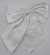 Gravata Borboleta Feminina - Branca em Cetim - COD: KC244 - Império das Gravatas
