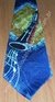 Gravata Tradicional - Azul Marinho com Clarinete e Partitura Dourada - COD: HK118