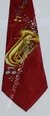 Gravata Tradicional - Vinho com Tuba Dourada COD: KMT221 - comprar online