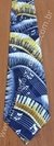 Gravata Tradicional - Azul Marinho com Teclados e Partituras - COD: RB153 na internet