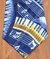 Gravata Tradicional - Azul Marinho com Teclados e Partituras - COD: RB153 - comprar online