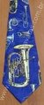 Gravata Tradicional - Azul Royal com Multiplas Tubas-COD: RB157 - comprar online