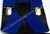 Suspensório Adulto - Azul Royal com Detalhe Preto nas Costas - COD: KS723 na internet