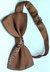 Gravata Borboleta - Marrom Chocolate em Cetim - COD: JK573 na internet
