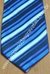 Gravata Tradicional - Listras em tons de azul-COD: KC292