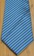 Gravata Tradicional - Cinza com Listras Detalhadas em Branco, Preto e Azul Marinho-COD: KC325 - comprar online