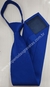 Gravata Tradicional de Zíper - Azul Royal Lisa Fosca - COD: B4984