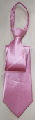 Gravata Tradicional Zíper - Rosa Claro em Cetim - COD: RX4731 - comprar online