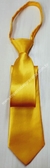 Gravata Skinny de Zíper - Amarelo Ouro Acetinado - COD: PX780 - comprar online