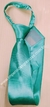 Gravata Skinny de Zíper - Verde Tiffany Acetinado - COD: GF102 - Império das Gravatas
