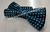 Gravata Borboleta - Preta com Bolinhas Azul Tiffany - COD: TS18433