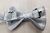 Gravata Borboleta Infantil - Prata Lisa Acetinada - COD: GBP447 na internet