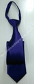 Gravata Skinny de Zíper - Roxo Escuro em Cetim - COD: OSS21 - comprar online
