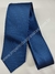 Gravata Skinny - Preta com Linhas Verticais em Azul Royal - COD: PX379