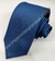 Gravata Skinny - Preta com Linhas Verticais em Azul Royal - COD: PX379 na internet