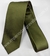 Gravata Skinny - Preto Fosco com Linhas Verde Musgo na Vertical - COD: AG3003