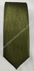 Gravata Skinny - Preto Fosco com Linhas Verde Musgo na Vertical - COD: AG3003 - comprar online