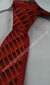 Gravata Skinny Toque de Seda - Vermelho Escuro com Detalhe Diagonal em Escala - COD: GVE2021 na internet