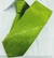 Gravata Skinny - Verde Limão Acetinado Detalhada com Linhas Diagonais - COD: K0005 - Império das Gravatas
