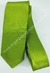 Gravata Skinny - Verde Limão Acetinado Detalhada com Linhas Diagonais - COD: K0005