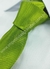 Gravata Skinny - Verde Limão Acetinado Detalhada com Linhas Diagonais - COD: K0005 - comprar online