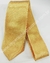 Gravata Skinny - Amarelo Ouro Quadriculado Acetinado - COD: DER4454