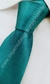 Gravata Skinny - Azul Petróleo Acetinada Detalhada na Diagonal - COD: AG4000 - Império das Gravatas