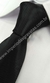 Gravata Skinny - Preta Detalhada Linhas Diagonais Acetinadas - COD: AG4004 - Império das Gravatas