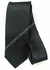 Gravata Skinny - Preta Detalhada Linhas Diagonais Acetinadas - COD: AG4004