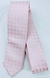 Gravata Skinny - Rosa Claro com Detalhes Quadriculados - COD: PX374