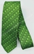 Gravata Skinny - Verde Folha com Detalhes Quadriculados na Diagonal - COD: CS1013