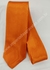 Gravata Skinny - Laranja Escuro Quadriculado Acetinado - COD: LEQ22