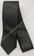 Gravata Skinny - Preto Fosco com Listras Verticais Acetinadas - COD: GS206