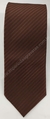 Gravata Skinny - Marrom Chocolate Listrado com Linhas Acetinadas Tom Sobre Tom - COD: PG009 - comprar online