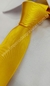 Gravata Slim - Amarelo Canário Liso em Cetim - COD: LS80671 - Império das Gravatas