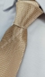 Gravata Skinny - Dourado Claro Quadriculado Acetinado - COD: DCA21 - Império das Gravatas