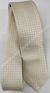 Gravata Semi Slim - Bege Claro Quadriculado com Pontos Seguimentados - COD: AF687
