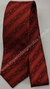 Gravata Skinny - Vermelho Escuro com Pontilhado e Linhas Onduladas - COD: PX350