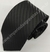 Gravata Skinny Espelhada - Preta Linhas Diagonais - COD: PX471 - Império das Gravatas