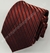 Gravata Espelhada - Marsala com Preto em Linhas Diagonais - COD: GL122 na internet