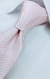 Gravata Espelhada - Rosa Claro Bebê Detalhada com Linhas Diagonais - COD: PX70577 - Império das Gravatas
