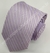 Gravata Espelhada - Lavanda Detalhada com Linhas Brancas Foscas na Diagonal - COD: LVD21 na internet