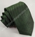 Gravata Espelhada - Verde Bandeira Detalhada com Linhas Pretas Foscas em Diagonal - COD: VDB211 na internet