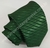 Gravata Espelhada - Verde Floresta com Linhas Pretas Foscas na Diagonal - COD: VDF200 na internet
